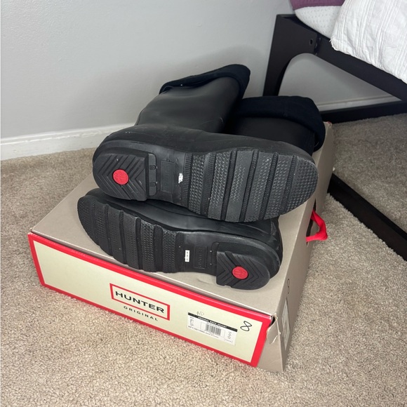 Hunter Black Knee-High Rain Boots - Picture 5 of 5